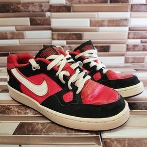 Nike Shoes Youth Size 6Y Son Of Force Red Black Low Top Basketball Sneakers